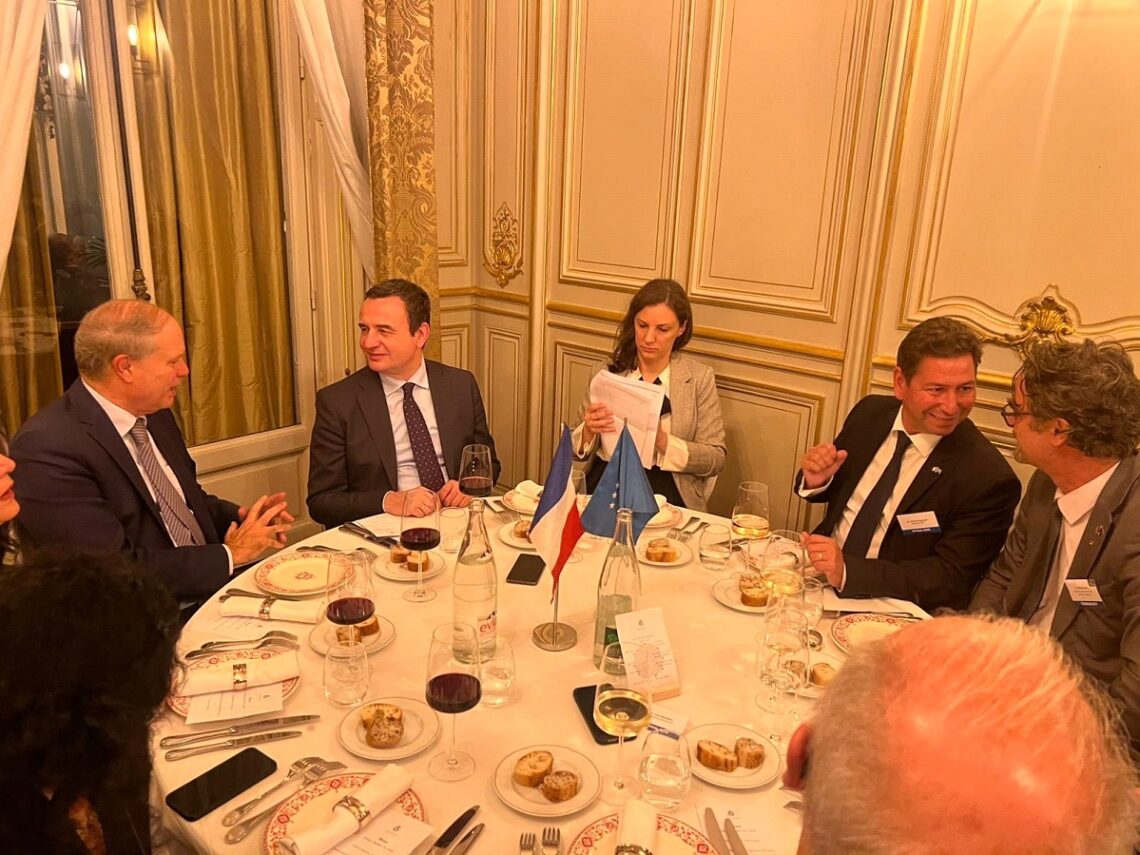 Forum économique France–Kosovo — dîner de travail